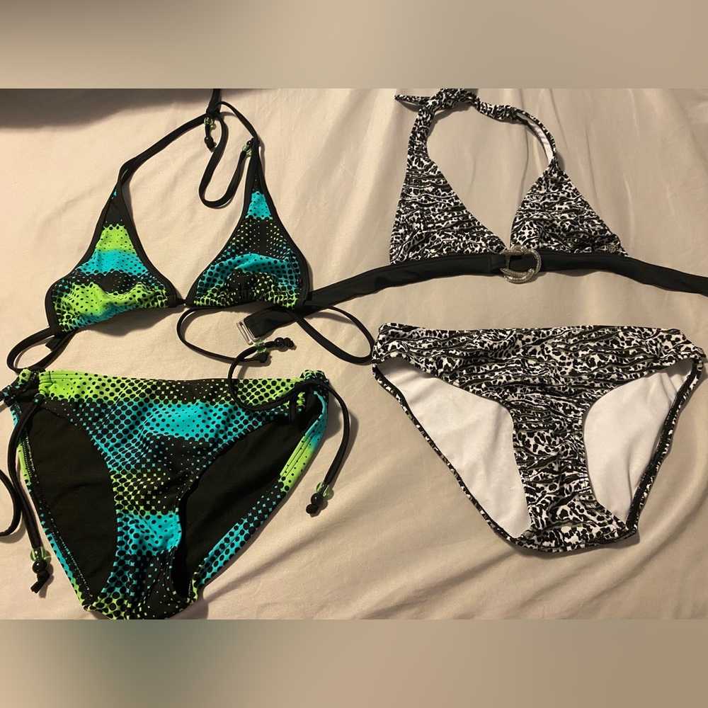 2 woman’s small Aqua bikinis